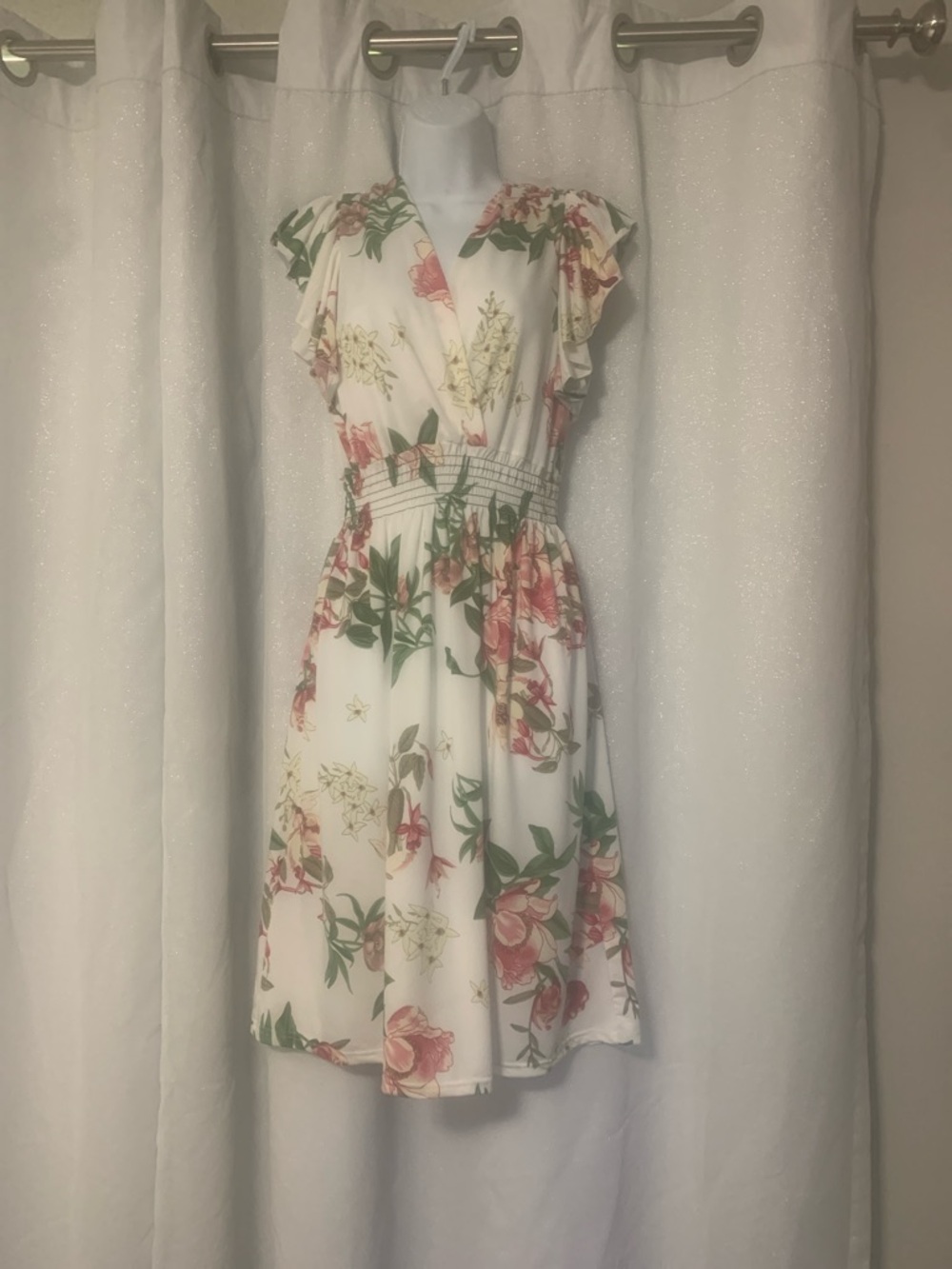 Anna Morgan floral dress EUC